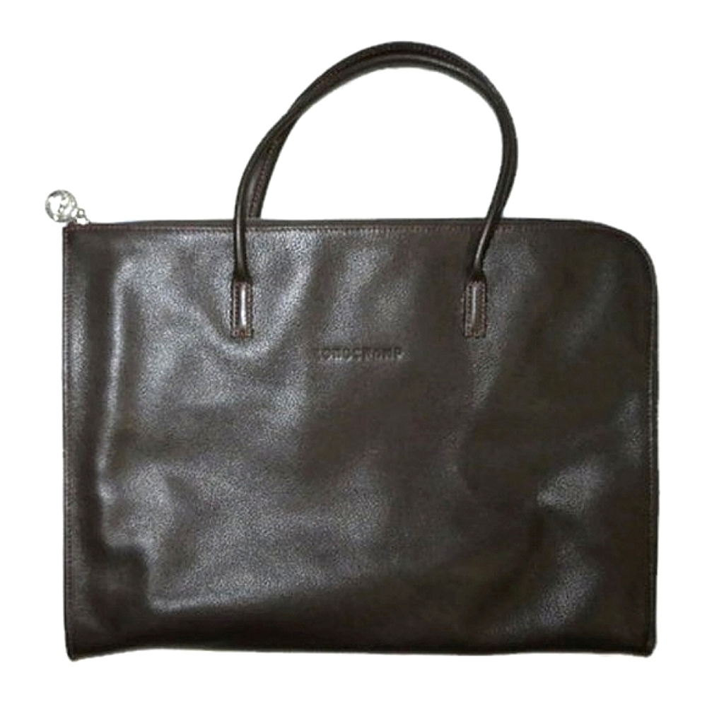 Longchamp Business Laptop Leather Handbag